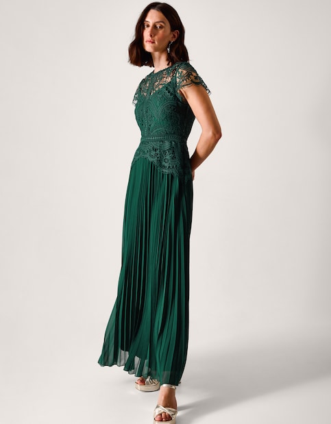 Monsoon Lace Pleated Bridesmaid Dress