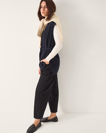 Monsoon Cohen Tie Waist Cable Knit Vest