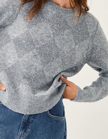 Monsoon Alba Sequin Argyle Jumper