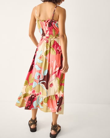 Monsoon Iris Floral Bandeau Midi Dress