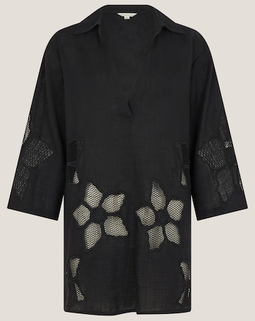 Monsoon Joanna Cutwork Beach Shirt