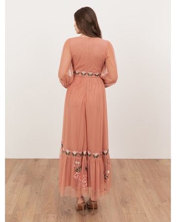 Maya Deluxe Embroidered Dress