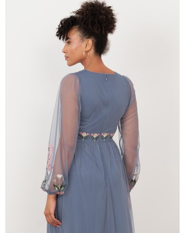 Maya Deluxe Embroidered Dress