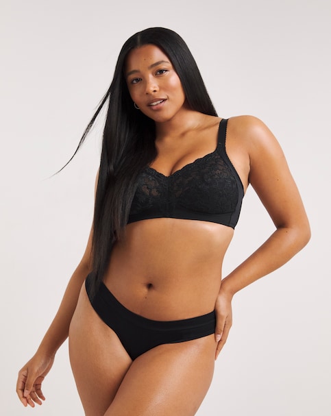 Triumph Delicate Doreen Full Cup Non Wired Bra Black