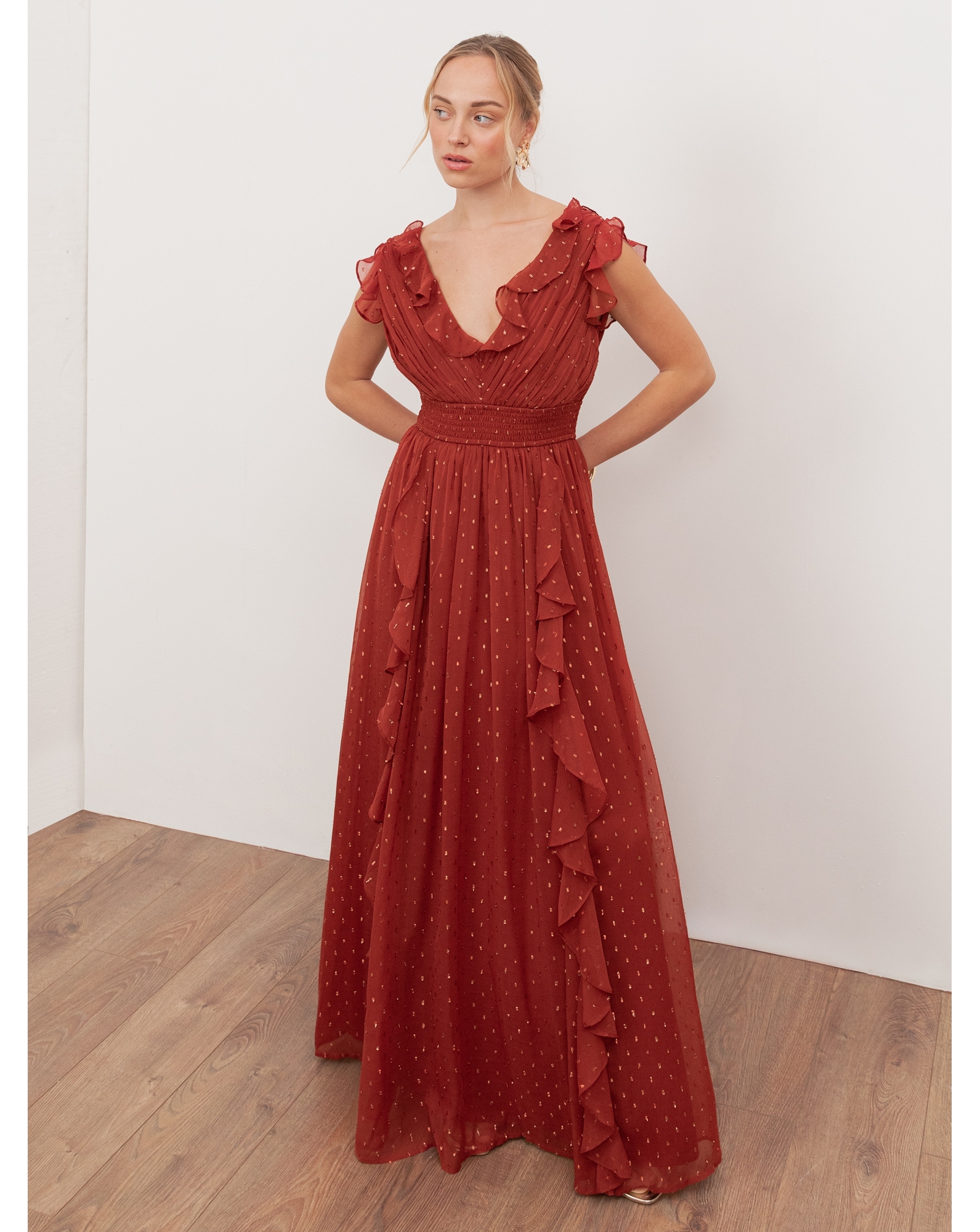 New In - Anaya With Love Ruffled Dress