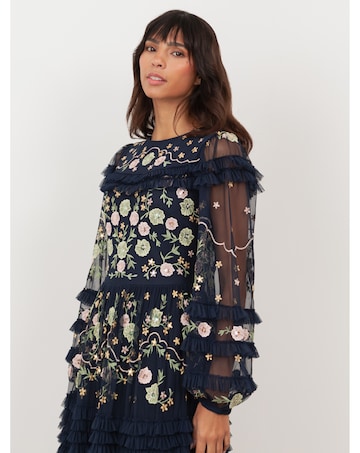 Maya Deluxe Embroidered Dress