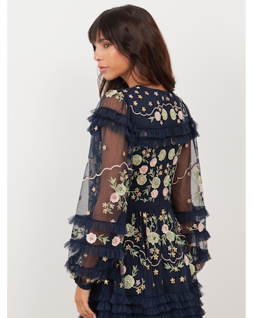 Maya Deluxe Embroidered Dress