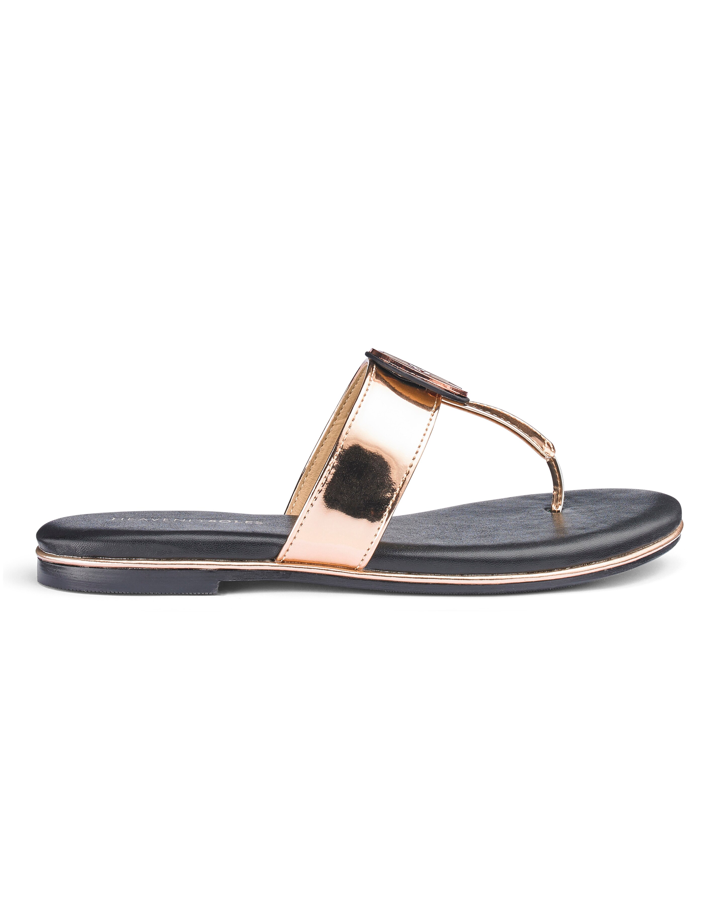 Heavenly Soles Toe Post Trim Sandals Extra Wide EEE Fit Simply Be