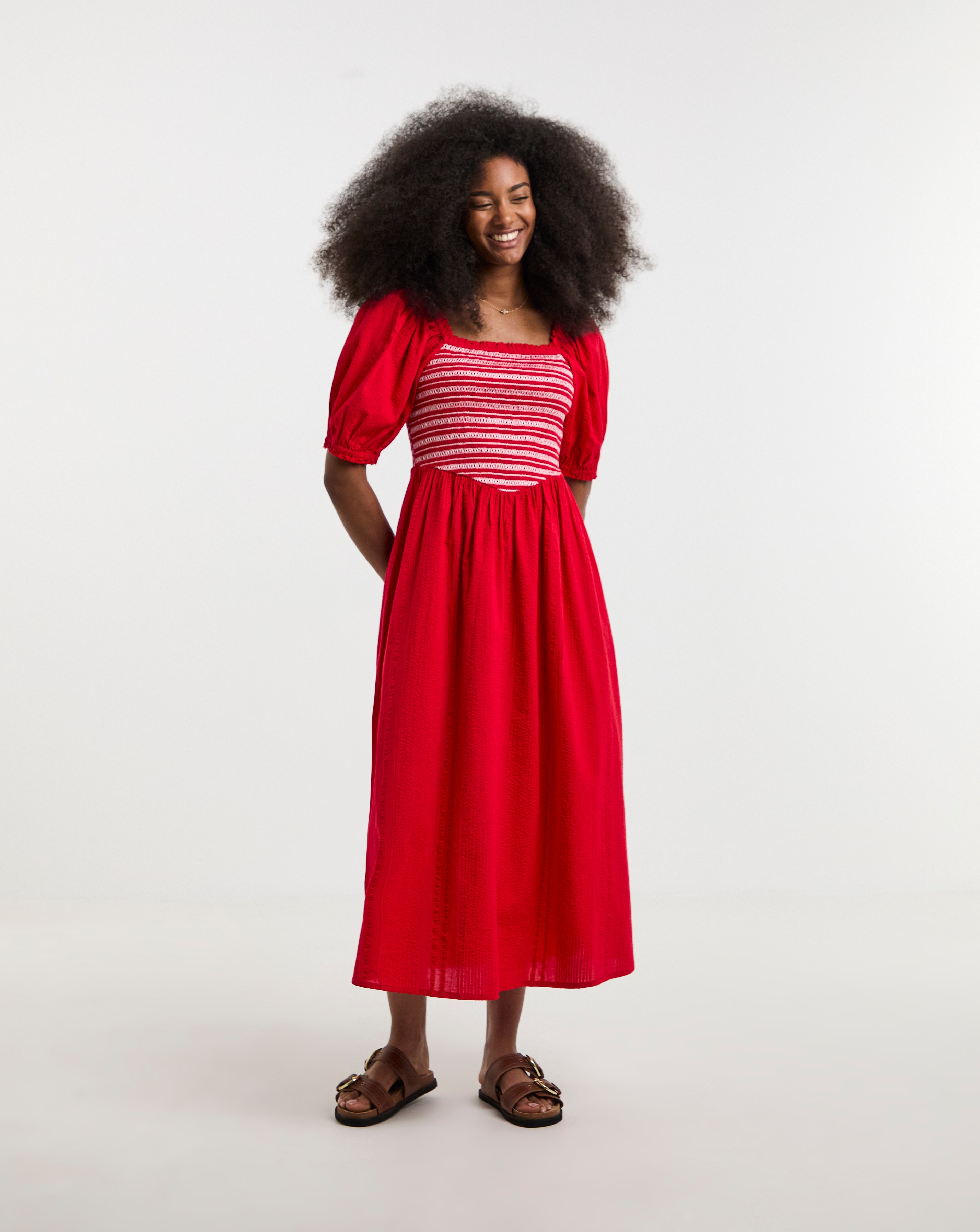 Shirred Dress