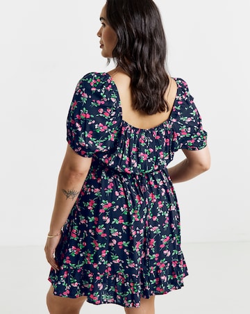 Simply Be Cap Sleeve Tea Drress