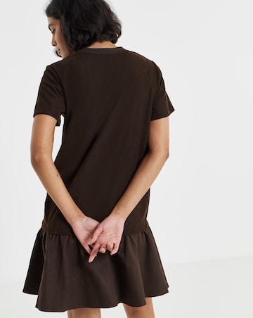Simply Be Cord Hybrid Short Sleeve Mini T-Shirt Dress