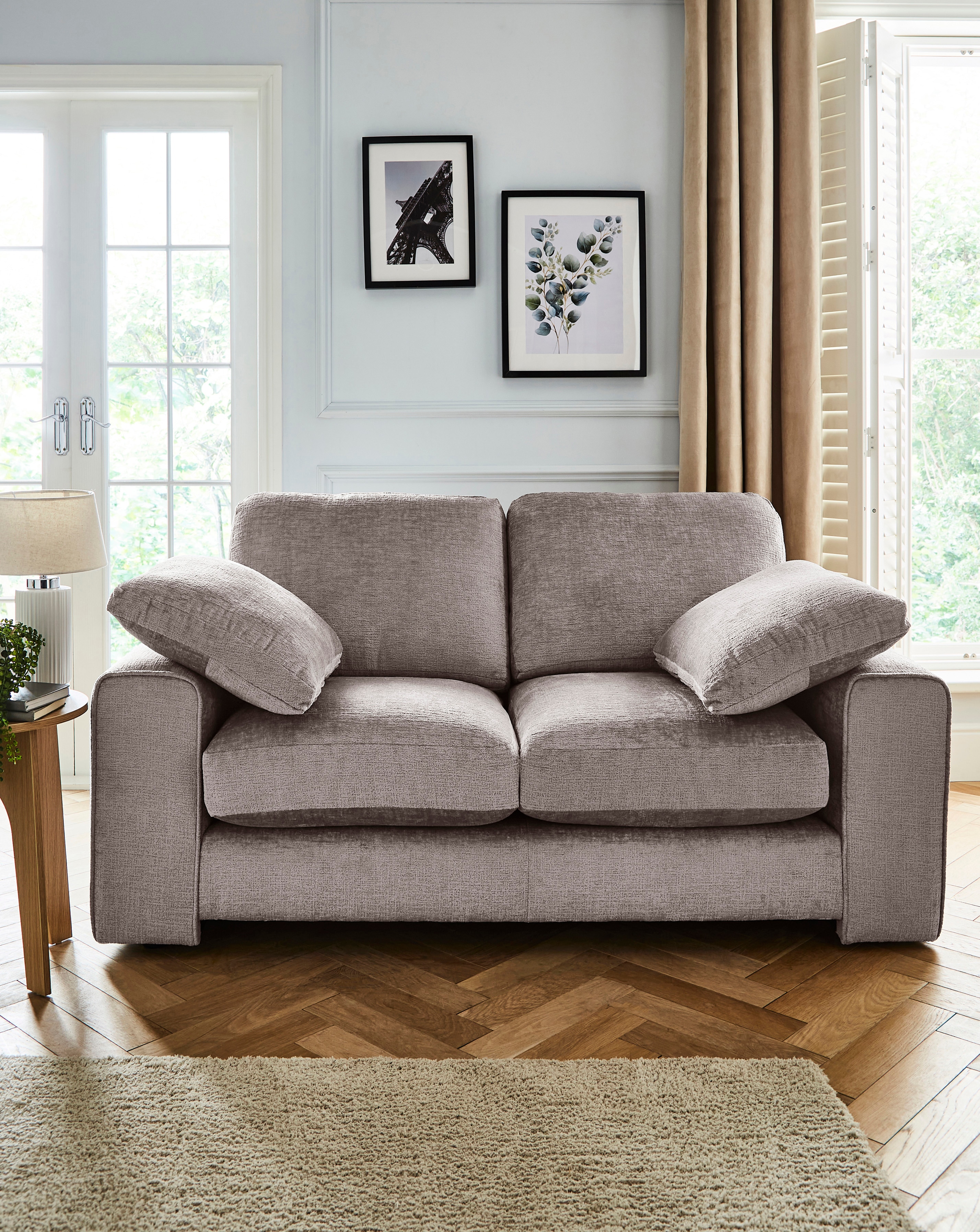 New In - Hunter Chenille 2 Seater Sofa