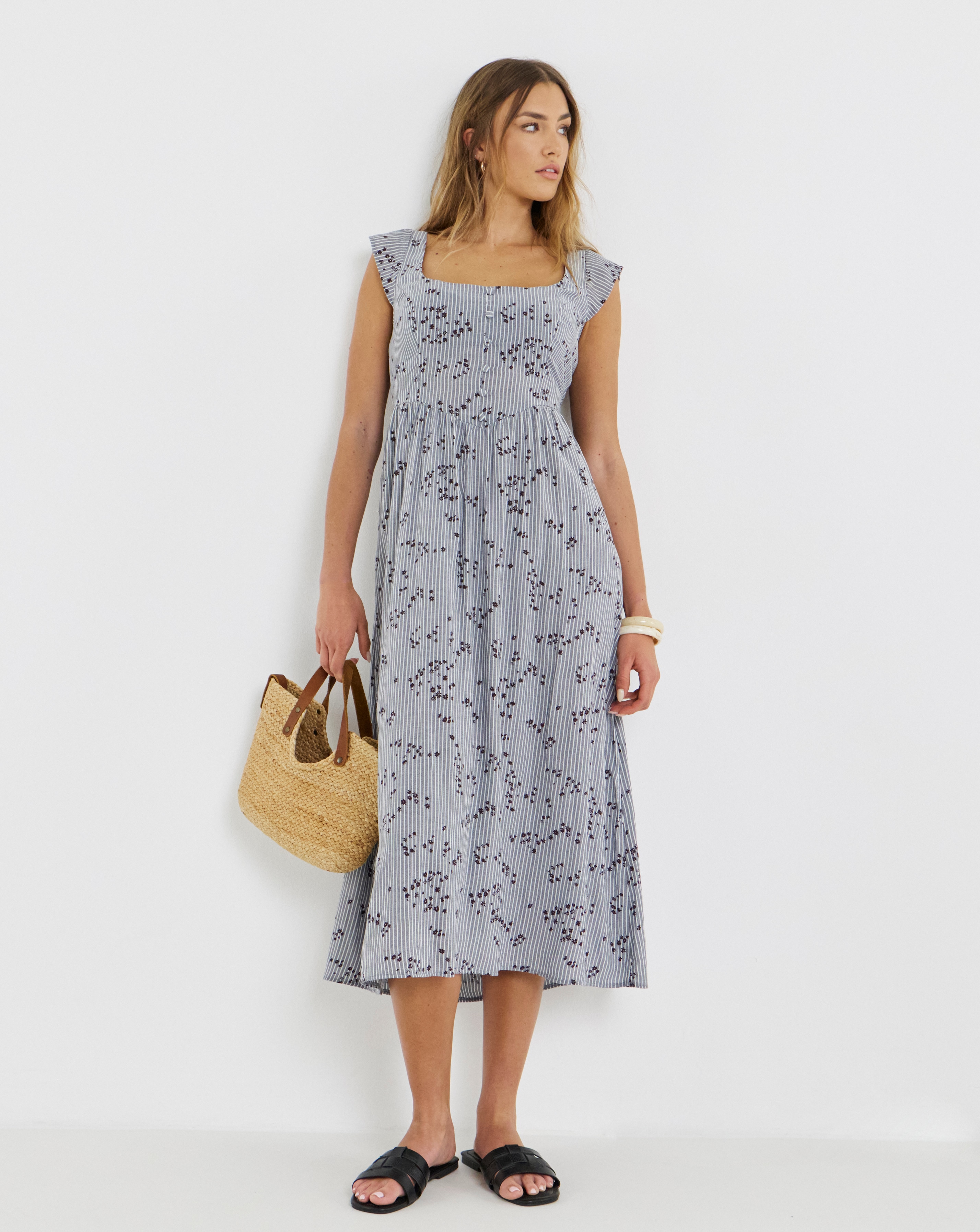 New In - Button Up Sun Dress