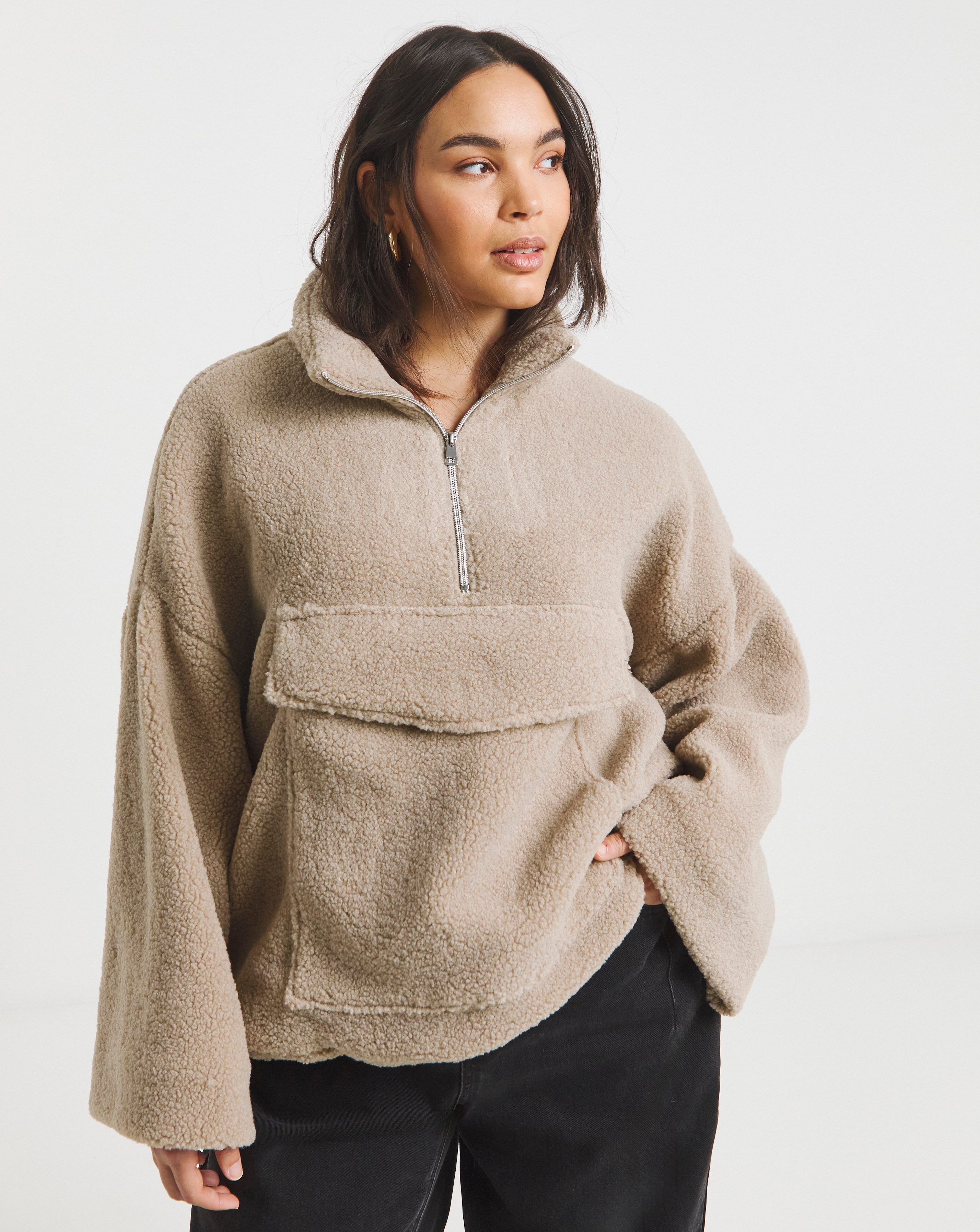 Native Youth Borg Bell Sleeve Fleece