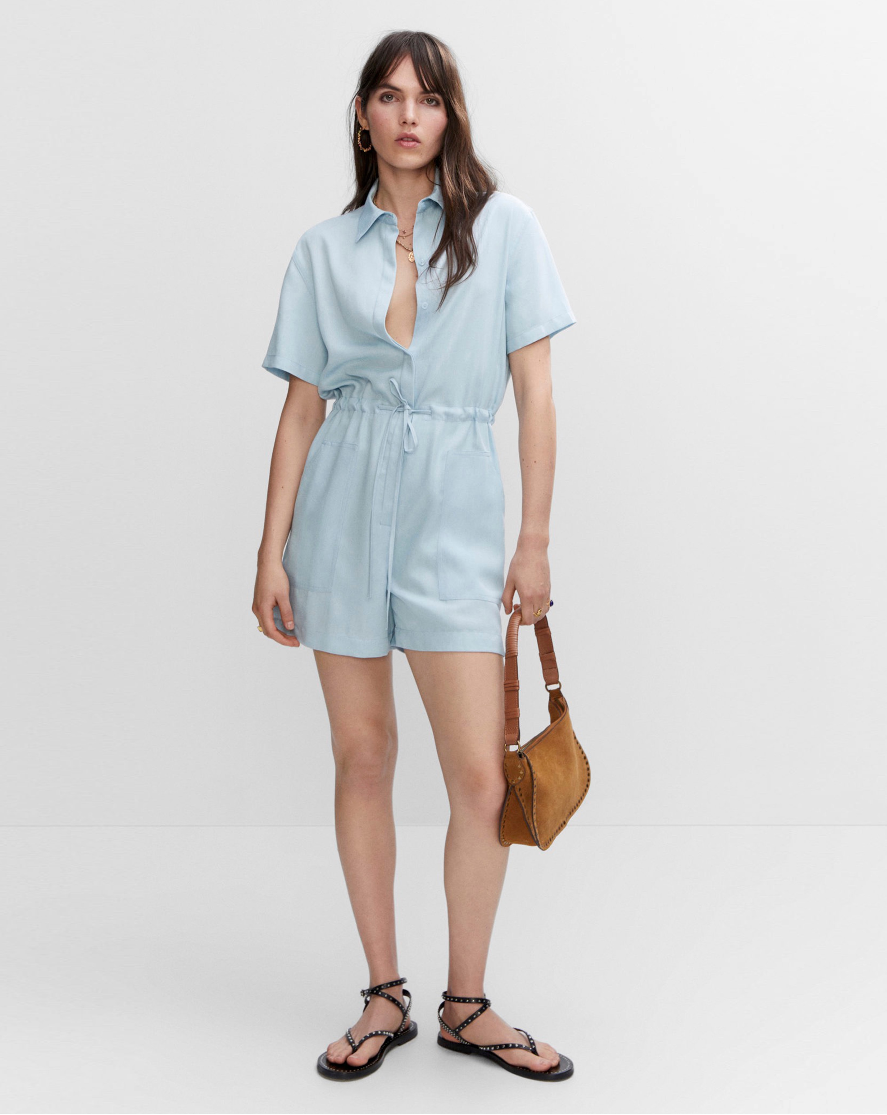 Mango deals white playsuit