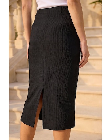 Roman Jersey Elastic Waist Pencil Skirt