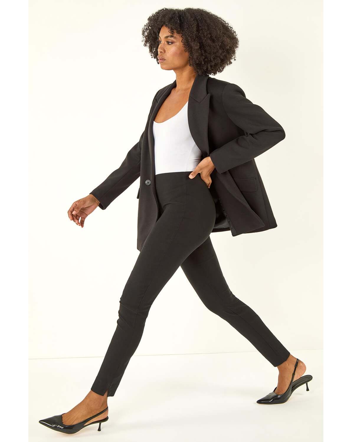 New In - Roman Full Length Elastic Waist Trousers