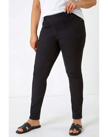 Roman Curve Stretch Denim Jegging