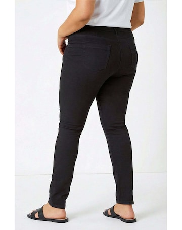 Roman Curve Stretch Denim Jegging