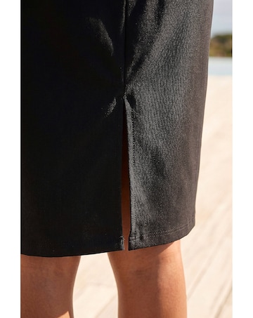 Roman Pull On Stretch Waist Pencil Skirt