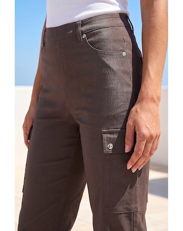 Roman Turn Up Stretch Cargo Trousers