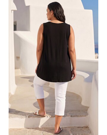 Roman Curve V-Neck Vest Top