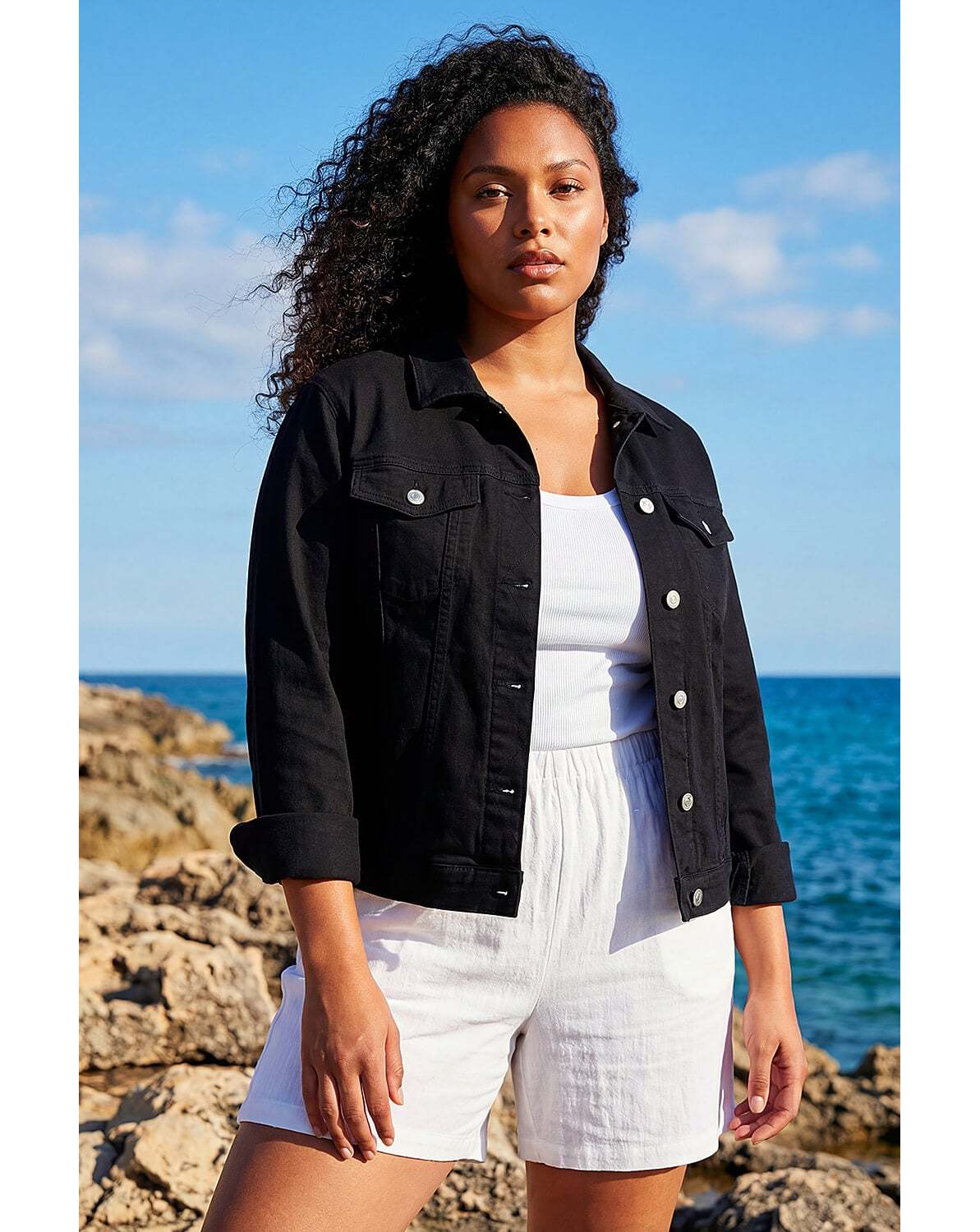 New In - Roman Curve Bengaline Pocket Jacket