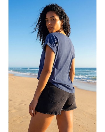 Roman Stretch Cotton Jersey T-Shirt