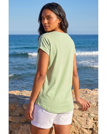 Roman Stretch Cotton Jersey T-Shirt