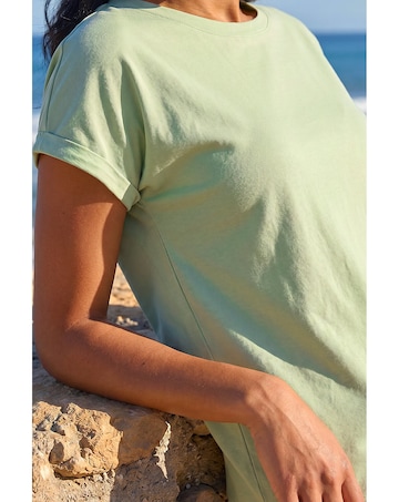 Roman Stretch Cotton Jersey T-Shirt