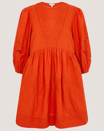 Monsoon Noelle Embroidered Mini Dress