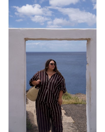 Callie Thorpe x Monsoon Stripe Shirt