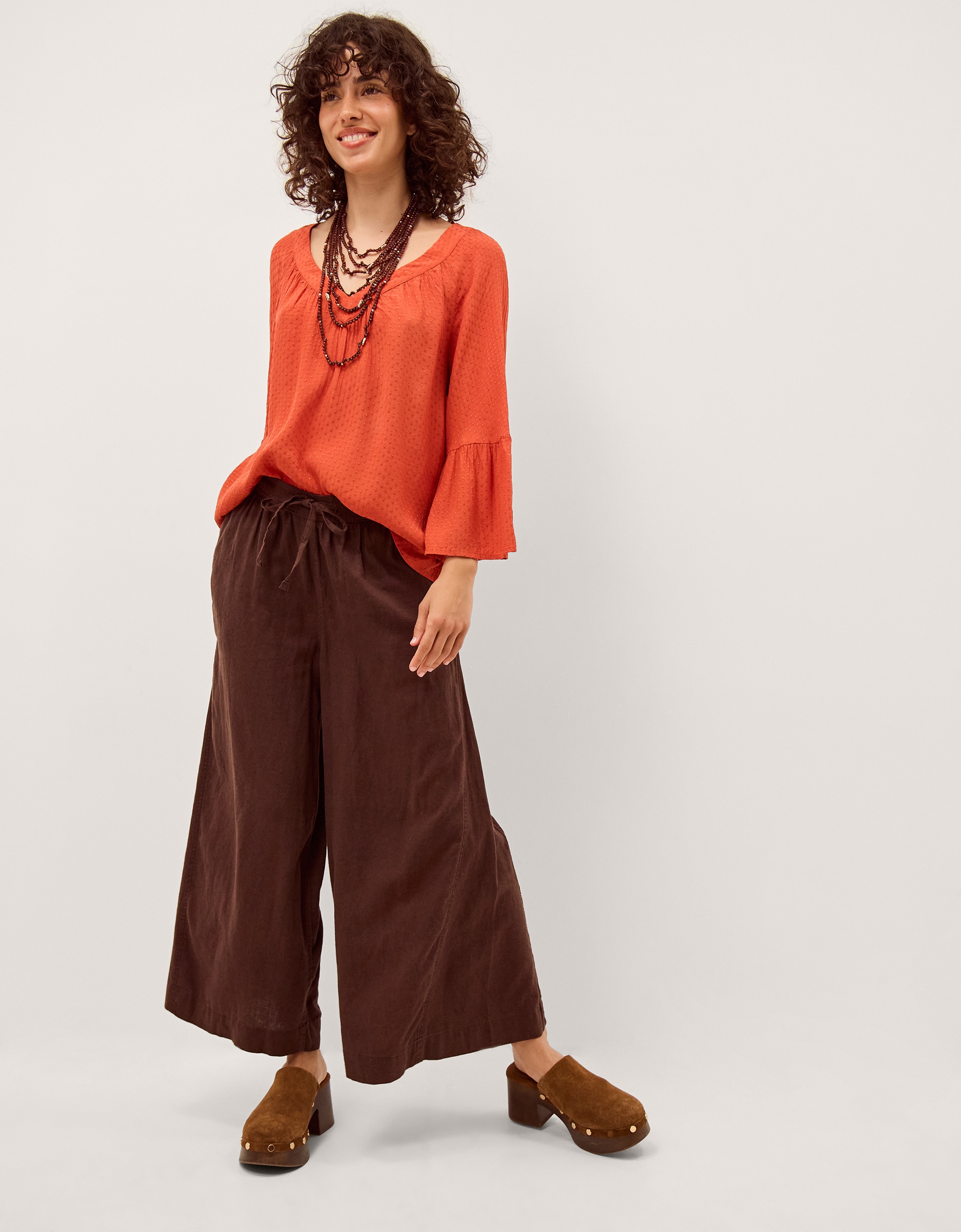 New In - Monsoon Kallie Dobby Blouse