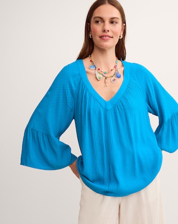 Monsoon Kallie Dobby Blouse