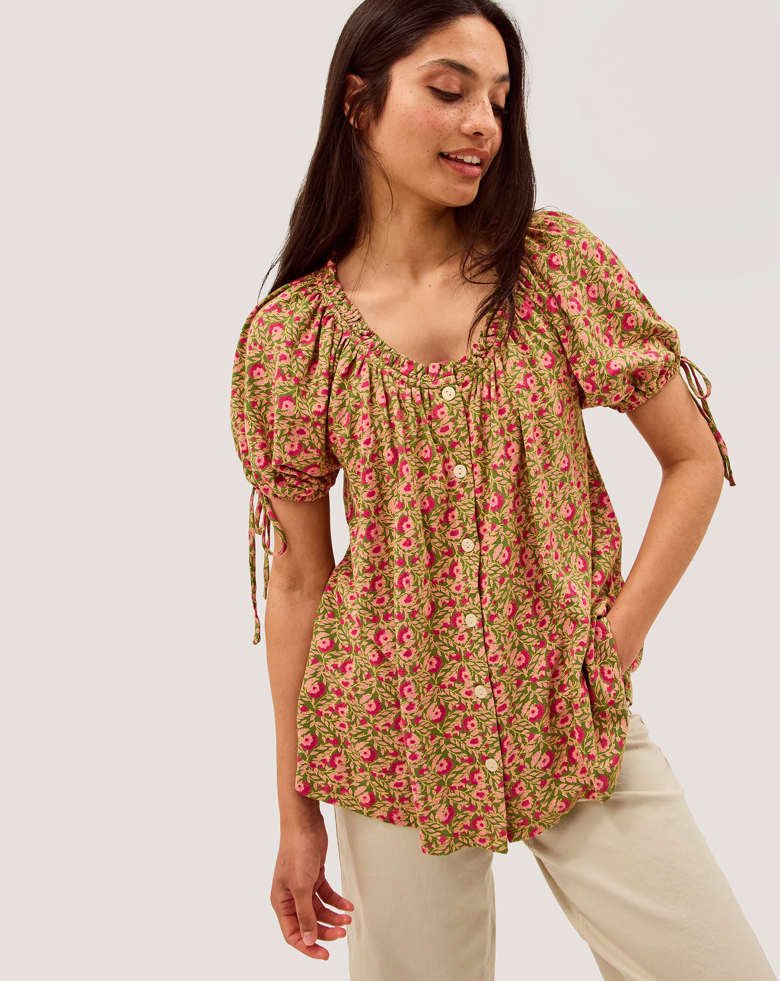 New In - Monsoon Harlowe Print Jersey Top
