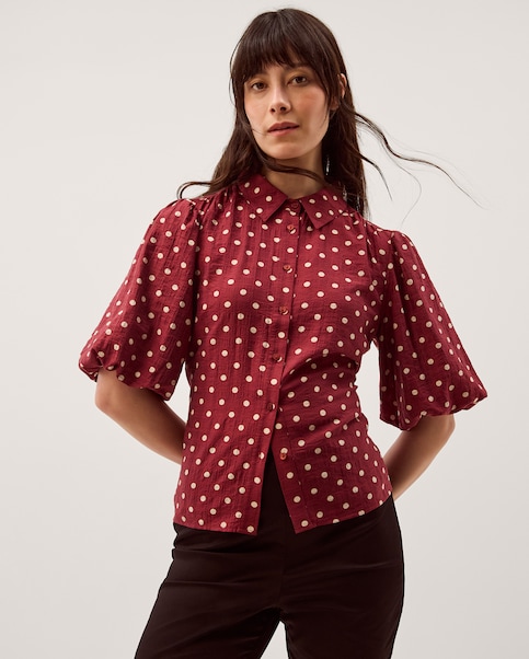 Monsoon Claire Polka Dot Shirt
