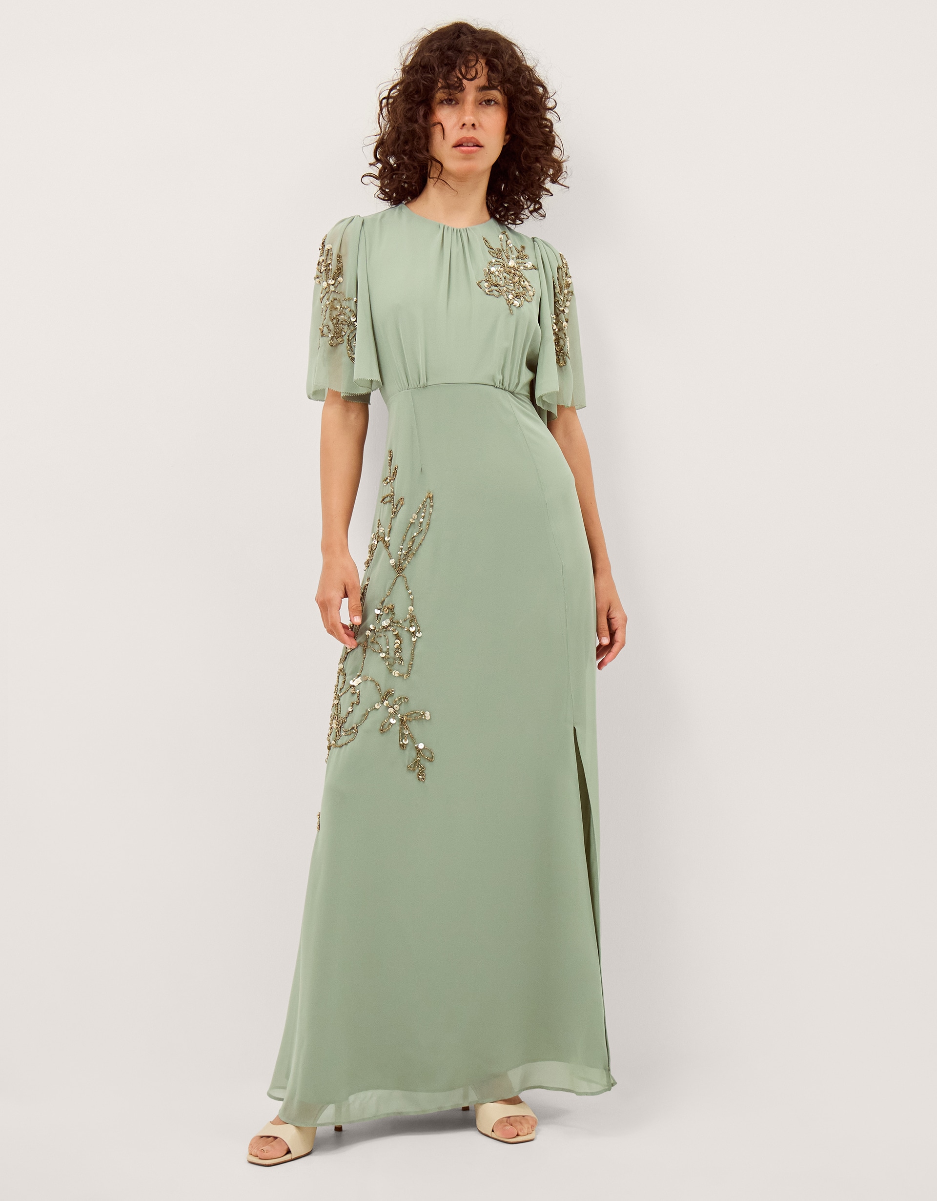 New In - Monsoon Skyler Embellished Maxi Dress
