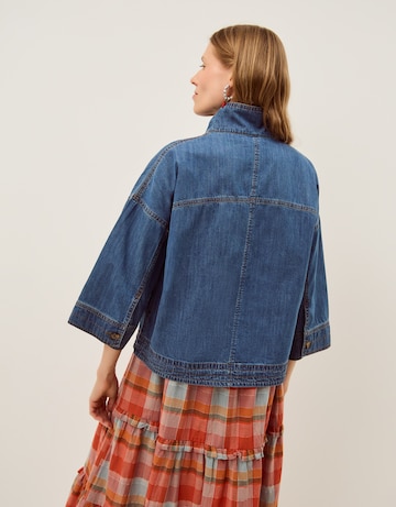 Monsoon Gwen Funnel Neck Denim Jacket