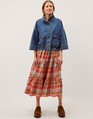 Monsoon Gwen Funnel Neck Denim Jacket