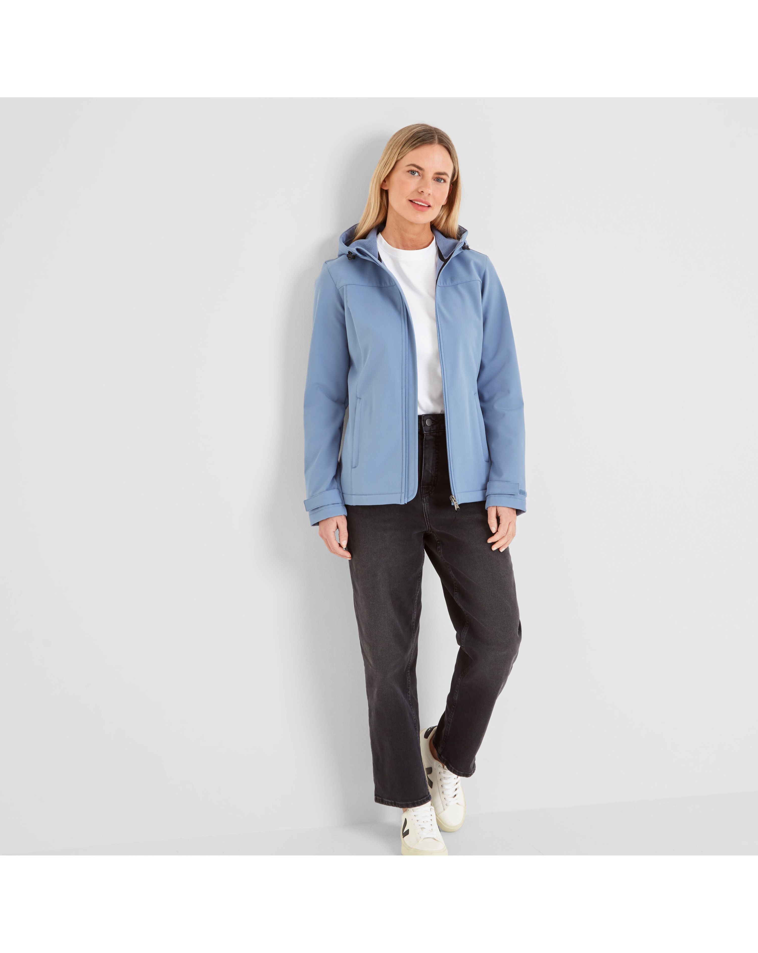 Tog24 Keld Womens Hooded Softshell - Misty Blue