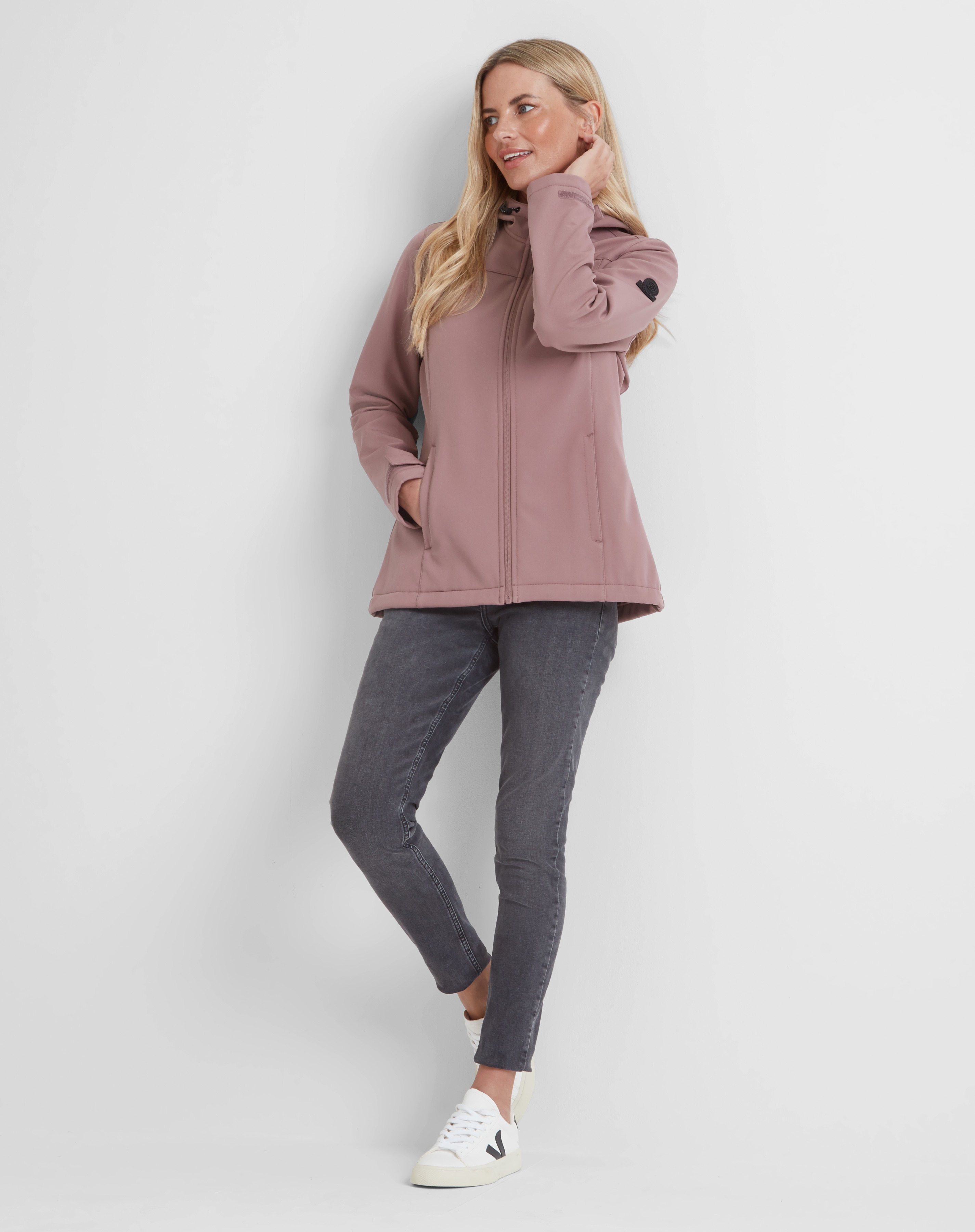 Tog24 Keld Womens Hooded Softshell - Mauve