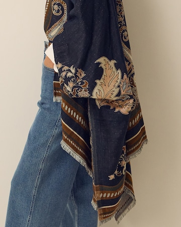 Monsoon Crissy Jacquard Poncho
