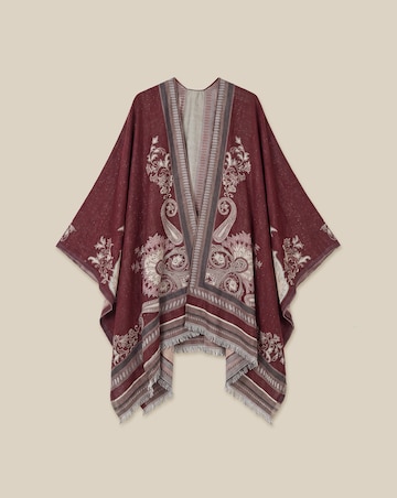 Monsoon Crissy Jacquard Poncho