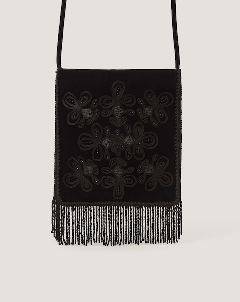Monsoon Dori Fringe Crossbody Bag