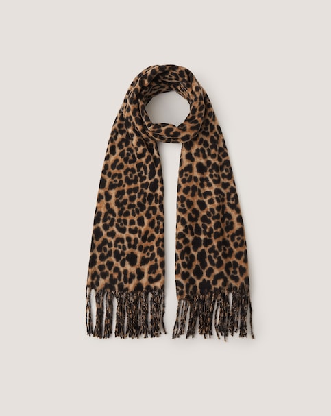 Monsoon Ginny Leopard Print Scarf