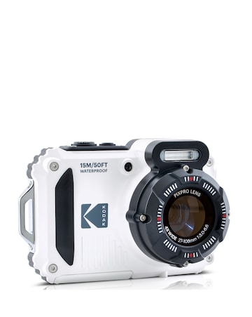 Kodak PIXPRO WPZ2 Camera inc Shoulder Bag & 32GB MicroSD Card - White