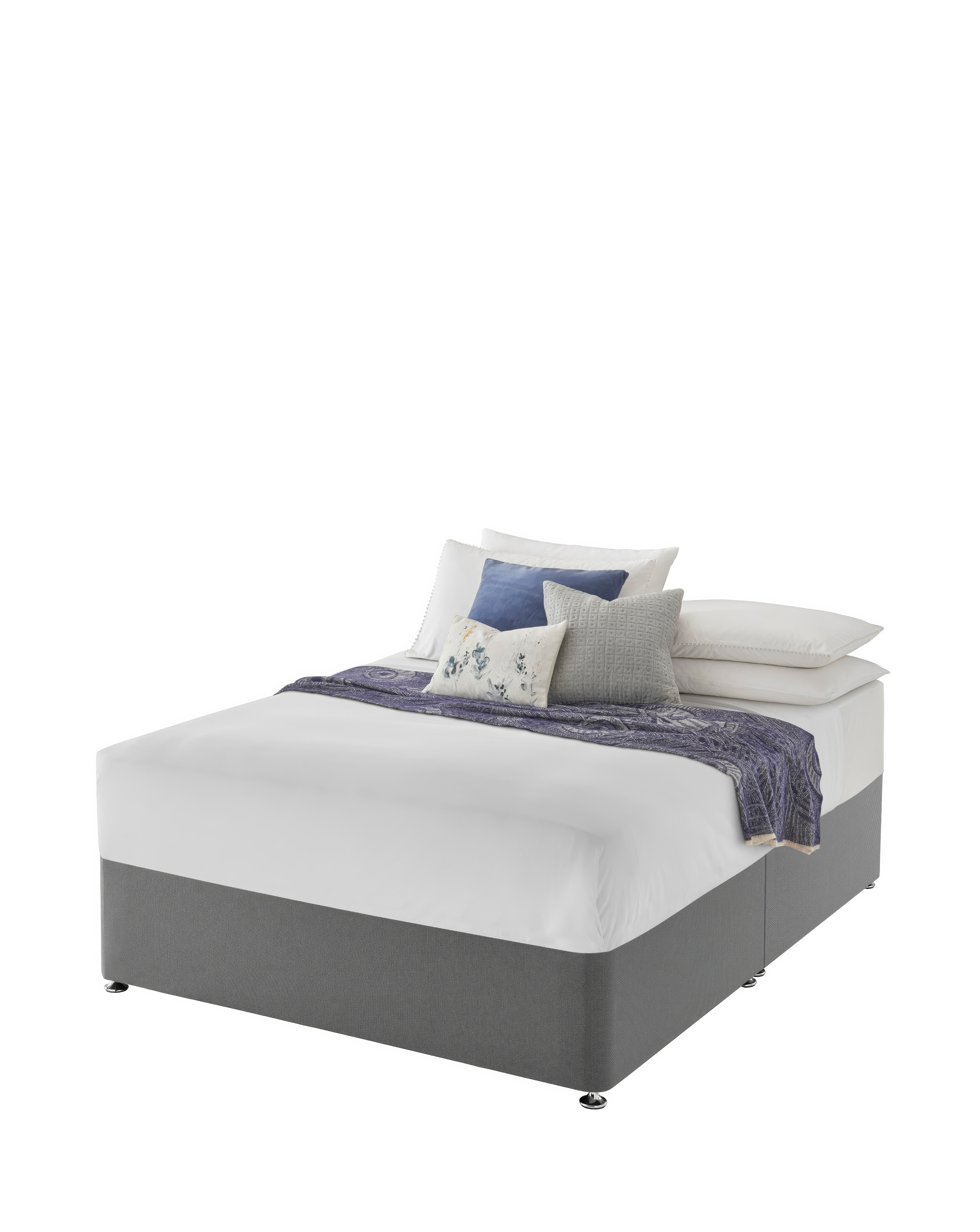 New In - Silentnight Fabric Divan Base Only