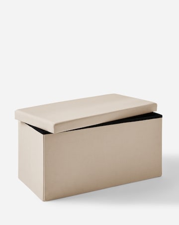 Fabric Foldable Storage Ottoman