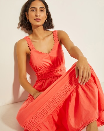 Monsoon Sonya Embroidered Maxi Dress