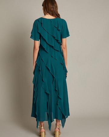 Monsoon Renata Ruffle Maxi Dress